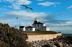 Watch Hill Lighthouse in Rhode Island
